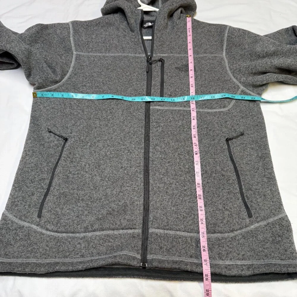 The North Face Gordon Lyons Hoodie Men’s Large Heather‎ Gray EUC